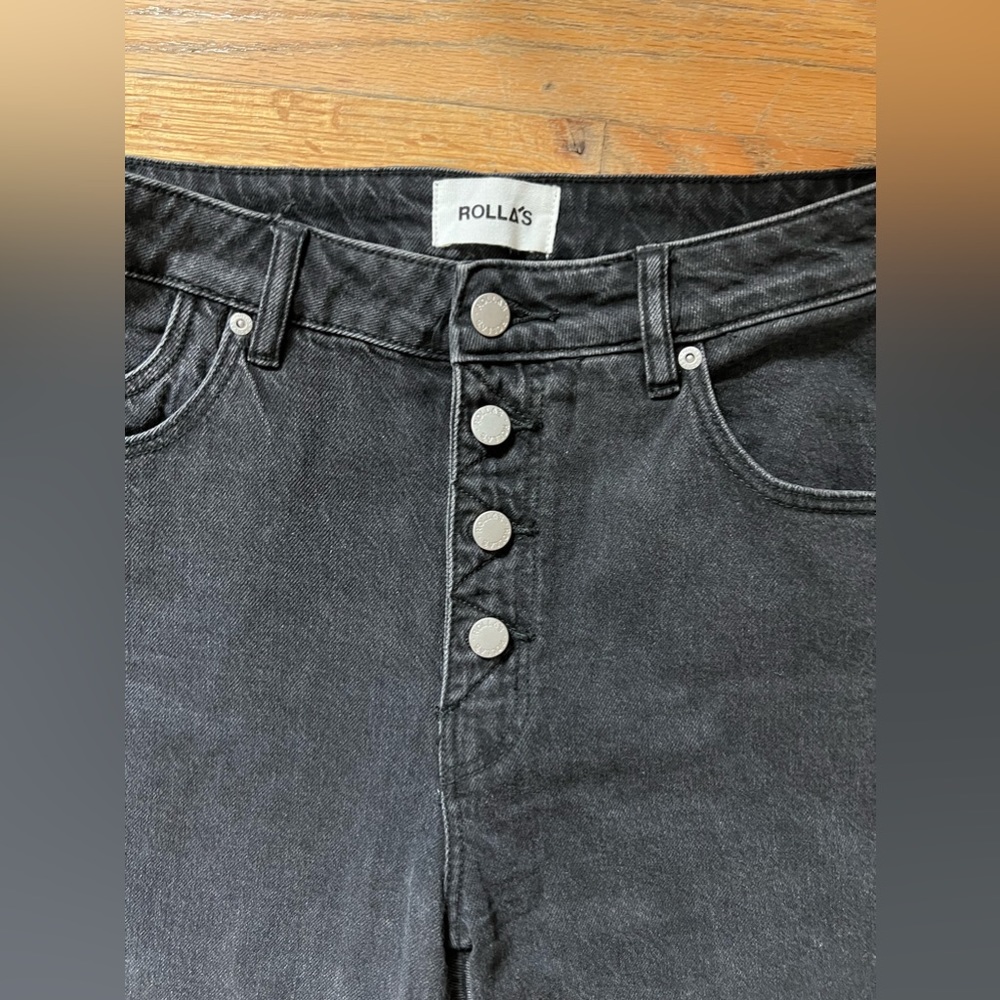 Rolla’s Size 27 High Rise Eastcoast Crop Flare Denim